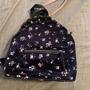 Wild Fable Velvet Floral Backpack Purse